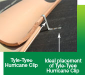 Tyle-Tye® hurricane clip